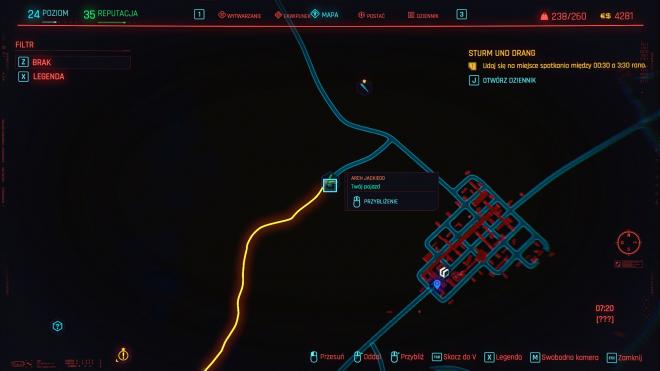 Hypercar Rayfield Caliburn - mapa