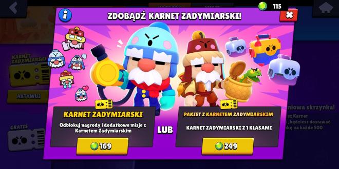 Wersje Karnety Zadymiarskiego