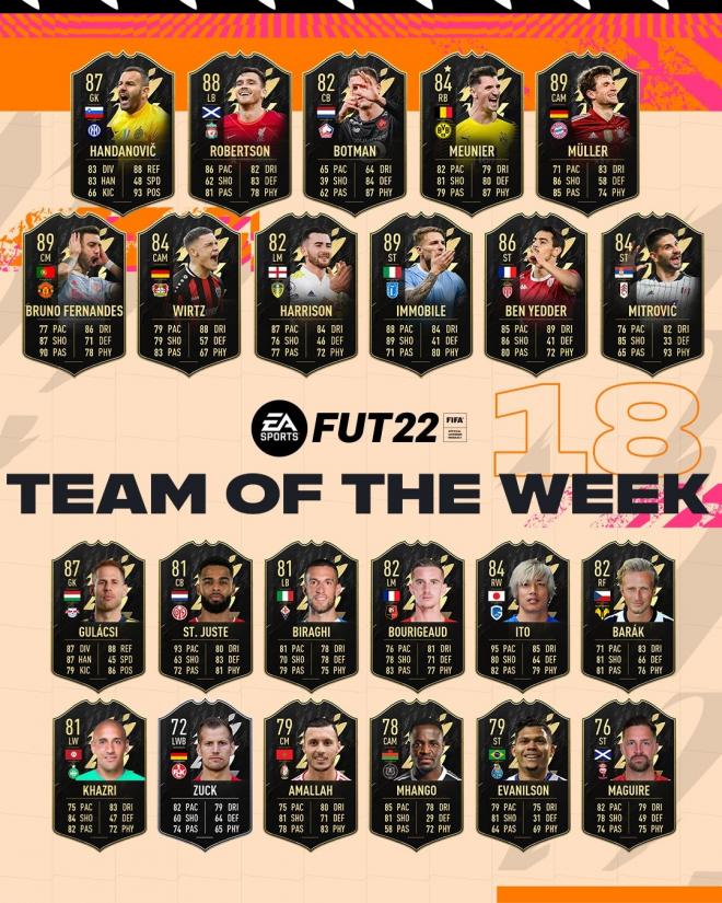 18 TOTW w FUT 22