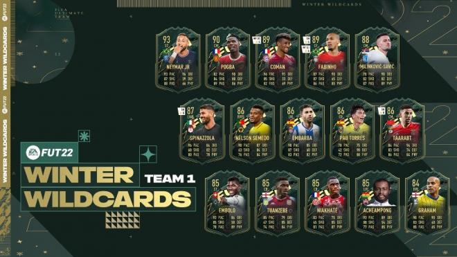 Zimowe karty wieloznaczne FUT 22