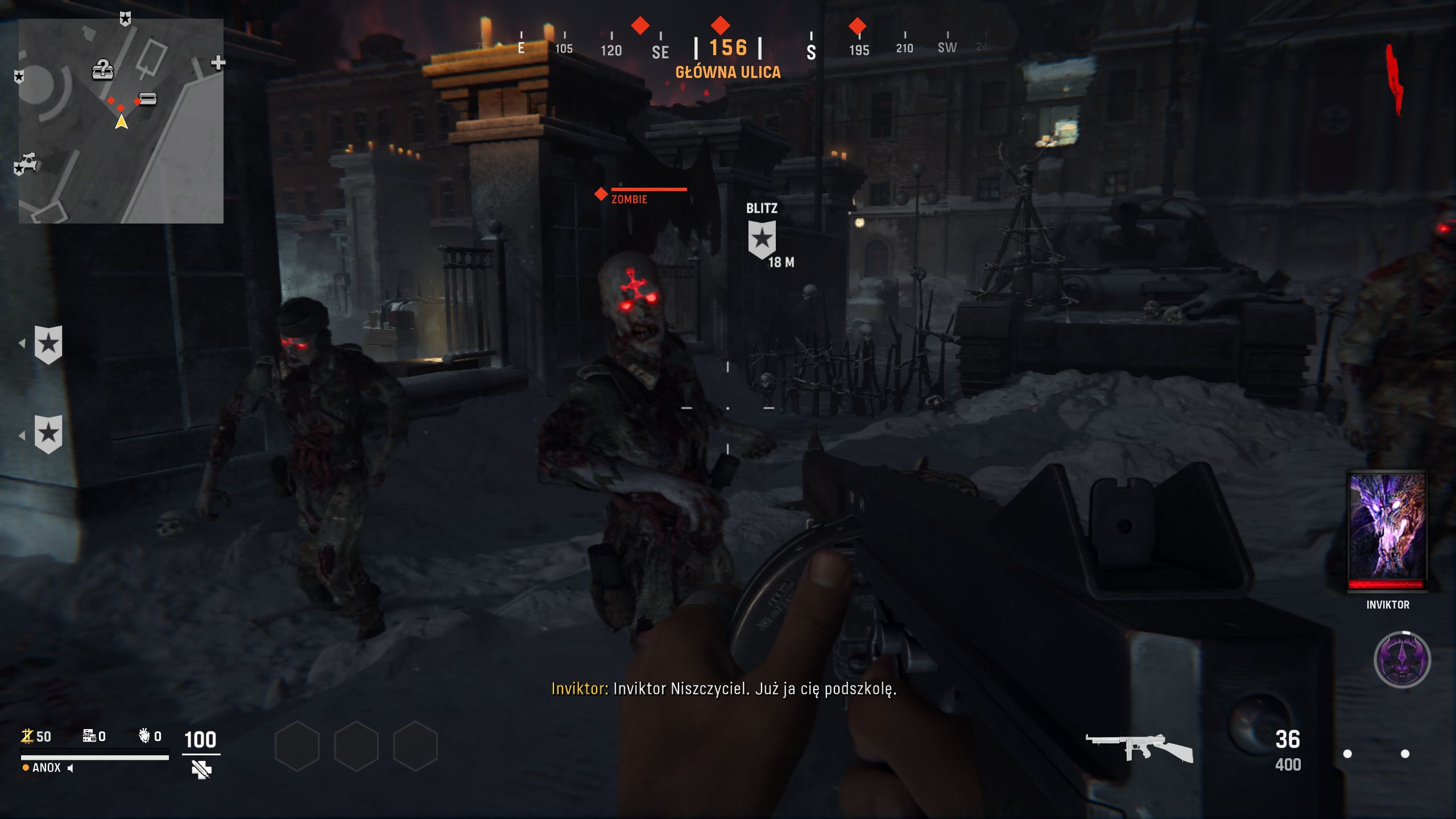 CoD Vanguard zombie